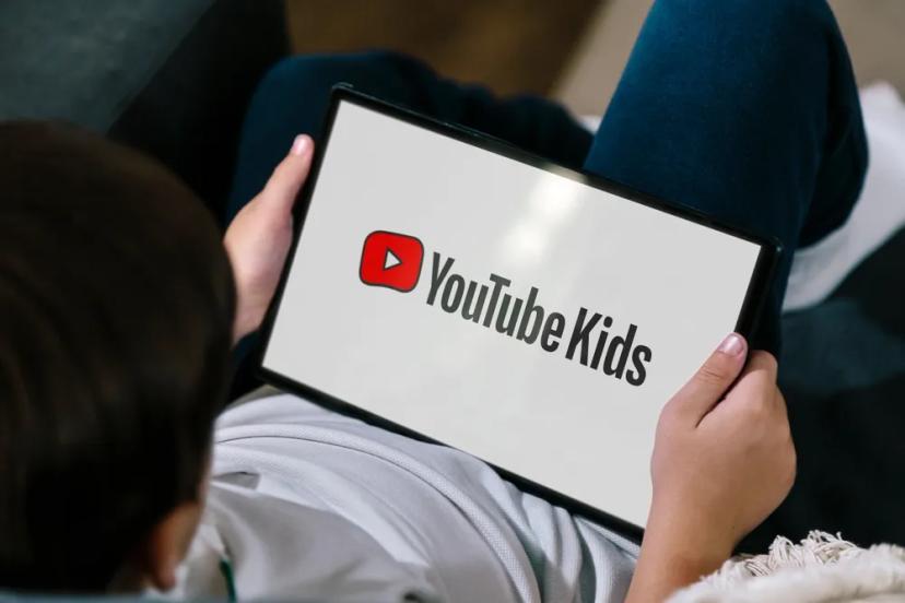 Child watching YouTube Kids content on a tablet highlighting online privacy concerns